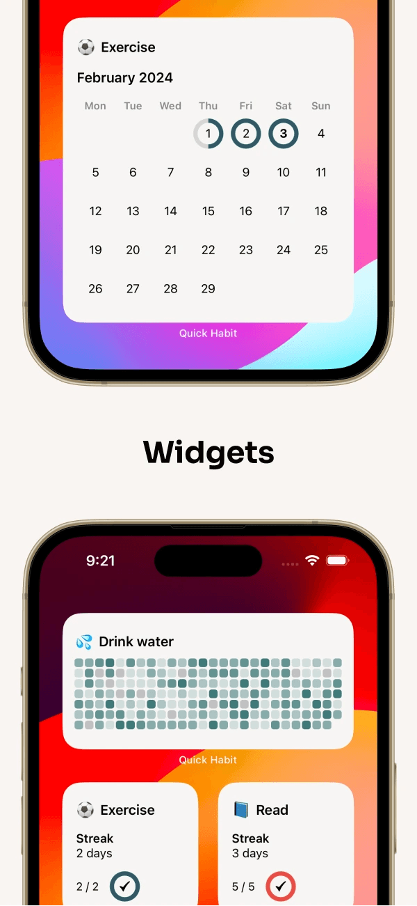 Widgets